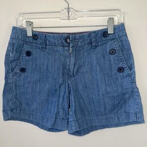 Tommy Hilfinger Women's‎ Flex Classic Stretch Blue Shorts Size 0